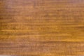 Fragment of empty kitchen table with imitation wood, top view