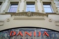 Fragment of the facade of an Art Nouveau residential building, Vilnius