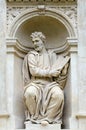 Fragment of facade of Holy Hut of Virgin Mary of Loreto, Prague Loreta, Prague, Czech Republic