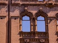 Fragment of the facade of an old building_2.jpg Royalty Free Stock Photo