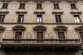 Fragment of the facade of the Palace of Angels, Florence