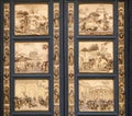 Fragment of the Florence Cathedral Baptistery doors Royalty Free Stock Photo