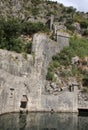 Fragment of the fortress near the South Gate also known as the Gurdic Gate of the Old Town of Kotor, Gurdic Bastion, fortificati