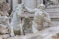 Fragment of fountain Trevi in Rome