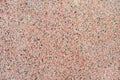 Fragment of a granite flat pink wall Royalty Free Stock Photo