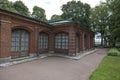 Fragment of the house of Peter the Great in St. Petersburg