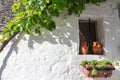 Fragment of a house in the village of Trulli, Alberobello, Puglia, Italy