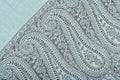 Fragment of Indian pashmina shawl Royalty Free Stock Photo