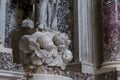 Fragment of the interior of the Cathedral of the Assumption of the Virgin Mary in Dubrovnik