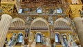 Fragment of the interior of the Palatine Chapel, an architectural masterpiece of Italy
