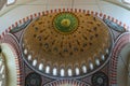 Fragment of the interior of the Suleymaniye Mosque, Istanbul Royalty Free Stock Photo