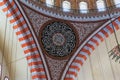 Fragment of the interior of the Suleymaniye Mosque, Istanbul Royalty Free Stock Photo