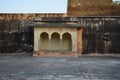 Fragment of Jaigarh Fort in Jaipur India with sunset colors