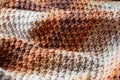 Fragment of a knitted product close-up