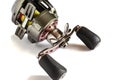 Fragment Low Profile Baitcasting Reel. Royalty Free Stock Photo