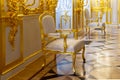 Fragment of the magnificent interior of the Catherine Palace