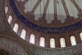 Fragment main dome of Blue mosque Royalty Free Stock Photo