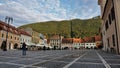 Fragment from the Main Square of Brasov,