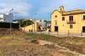 Tossa de Mar, Spain, August 2018. View of the coastal city from the Roman ruins.