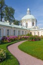 Fragment of Menshikov palace in Oranienbaum, Russia