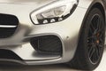 Fragment Of Modern German Sport Or Business Class Car Royalty Free Stock Photo