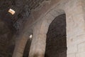 Fragment of Monastery of St. Euthymius ruins located in Ma`ale Adumim industrial zone in Israel