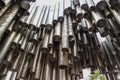 Monument to composer Sibelius in Helsinki, Finland Royalty Free Stock Photo