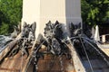 Fragment of the monument to the Fallen Angel, Madrid Royalty Free Stock Photo