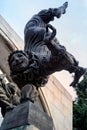 Fragment of the monument to the glory of labor in Kutaisi city in Georgia Royalty Free Stock Photo