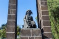 Fragment of the monument to Henry the Navigator in Funchal, Madeira