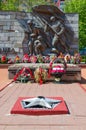 Fragment of Monument to Liberators of Polotsk, Belarus