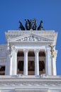 Fragment of The Monumento Nazionale a Vittorio Emanuele II. Roma (Rome), Italy Royalty Free Stock Photo