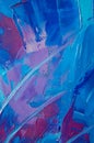 Fragment. Multicolored texture painting. Abstract art background. oil on canvas. Rough brushstrokes of paint. Closeup of a paintin