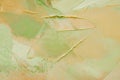 Transparent ethereal effect. Closeup of the painting. Highly-textured colorful abstract painting background.