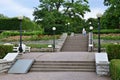 Fragment of a nature corner in the Kadriorg park in the city of Tallinn, Estonia