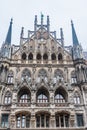 Fragment of New Town Hall of Munich Neues Rathaus neo-Gothic s