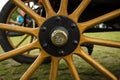 Fragment of an old car wheel Ford A Royalty Free Stock Photo