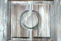 Fragment of old wooden door Royalty Free Stock Photo