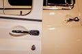 Fragment of Retro Car Royalty Free Stock Photo
