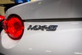 Fragment of a roadster Mazda MX-5 Royalty Free Stock Photo