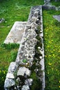 A fragment of the ruins of the town of Kotor Royalty Free Stock Photo