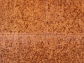 Fragment of a rusty iron sheet Royalty Free Stock Photo