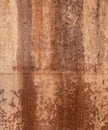 Fragment of a rusty iron sheet Royalty Free Stock Photo
