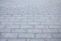 Fragment of the square paved of a large granite tiles Royalty Free Stock Photo