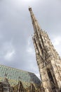 Fragment of St. Stephens Cathedral in Vienna, Austria