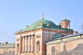 Fragment of Stables yard building in St.Petersburg. Royalty Free Stock Photo