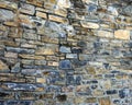 Fragment of stone wall as interesting solid background Royalty Free Stock Photo