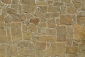 Fragment of the stone wall with a flat pattern Royalty Free Stock Photo