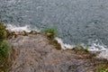 A stream on the river rapid