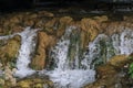 A stream on the river rapid